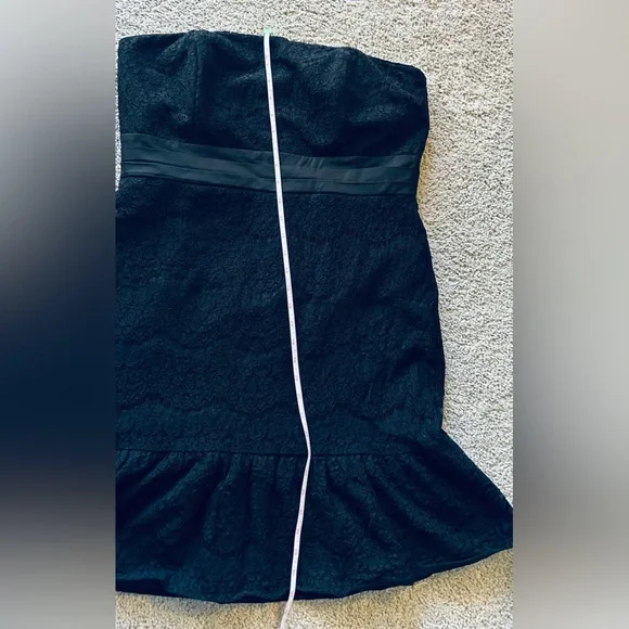 White House Black Market Strapless Little Black Dress - Picture 8 of 10